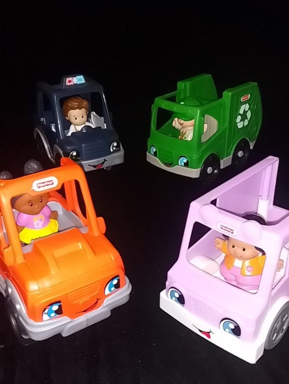 Bulk Of Little People  Truck Set with Drivers
